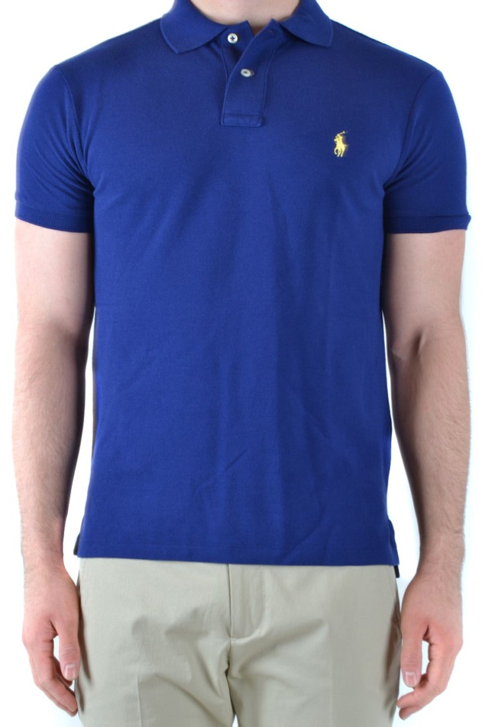 Fitted Royal Blue Polo T-Shirt