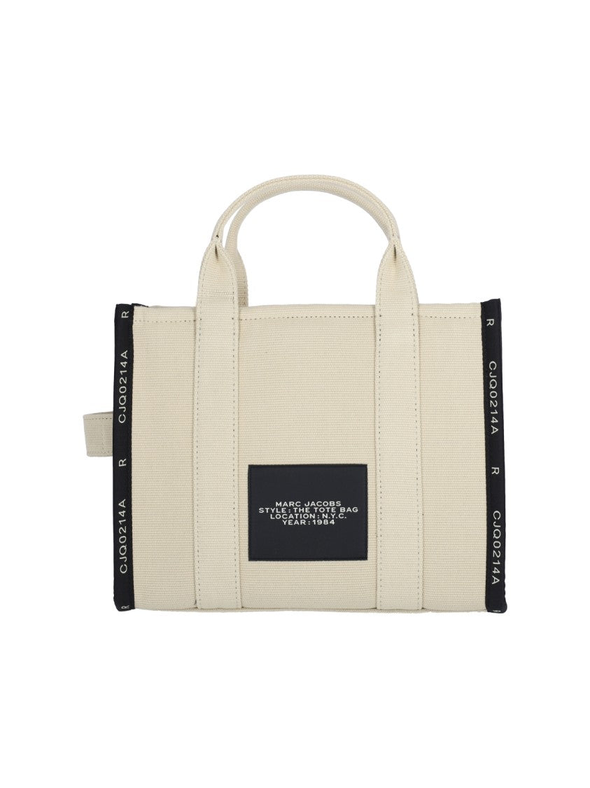Medium Tote Bag "The Jacquard Tote" – Beige