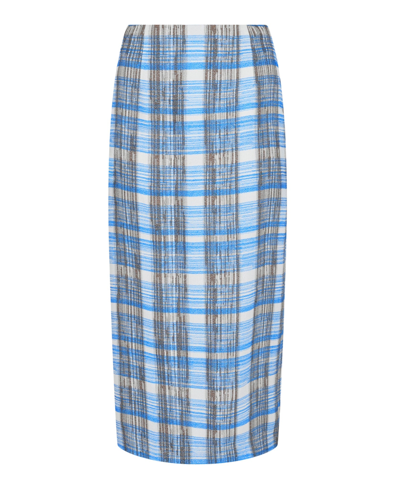 Plaid Print Maxi Skirt