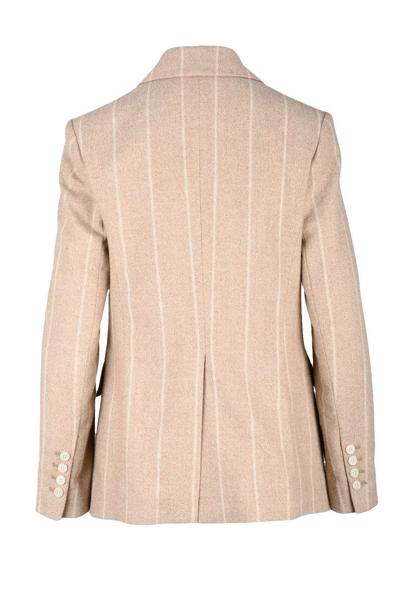 Double-Breasted Jacket - Beige
