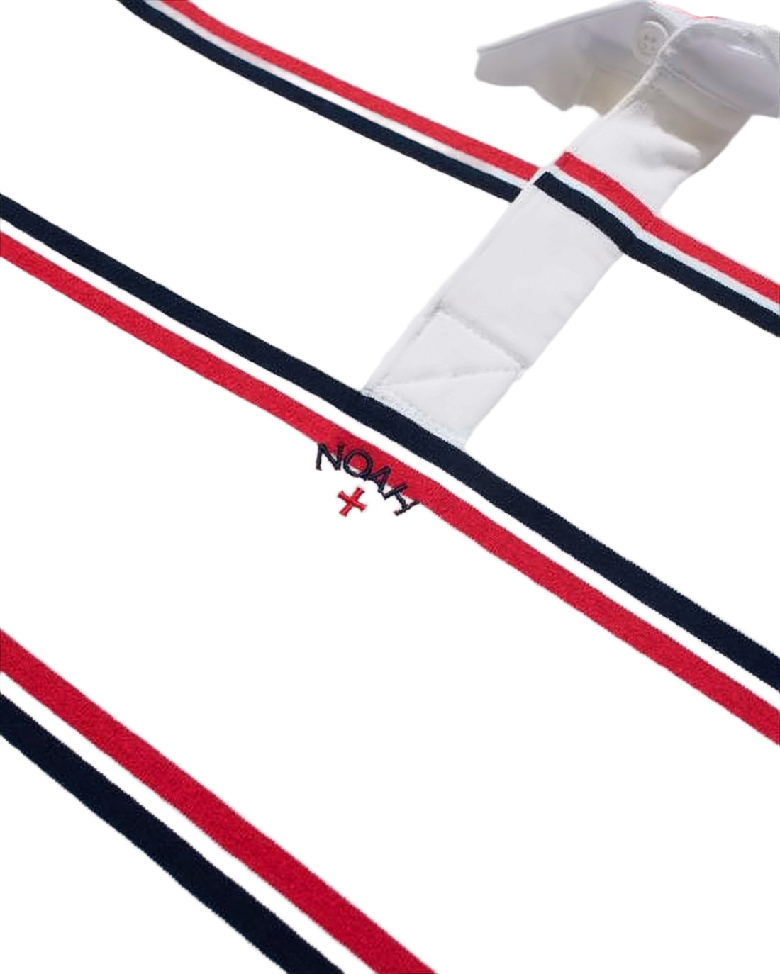 Horizontal Stripe Polo Shirt With Classic Collar