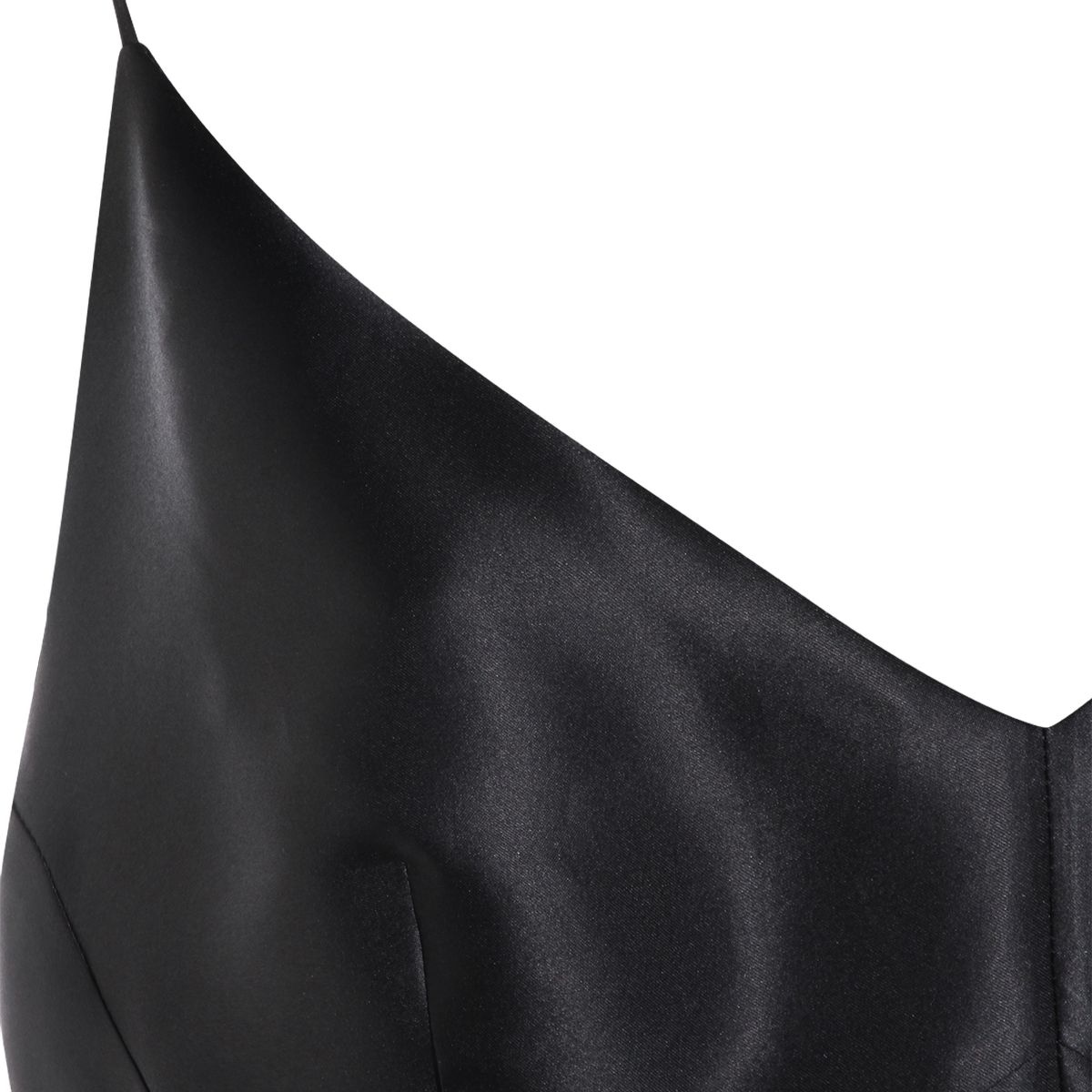 Flowing Black Midi Dress
