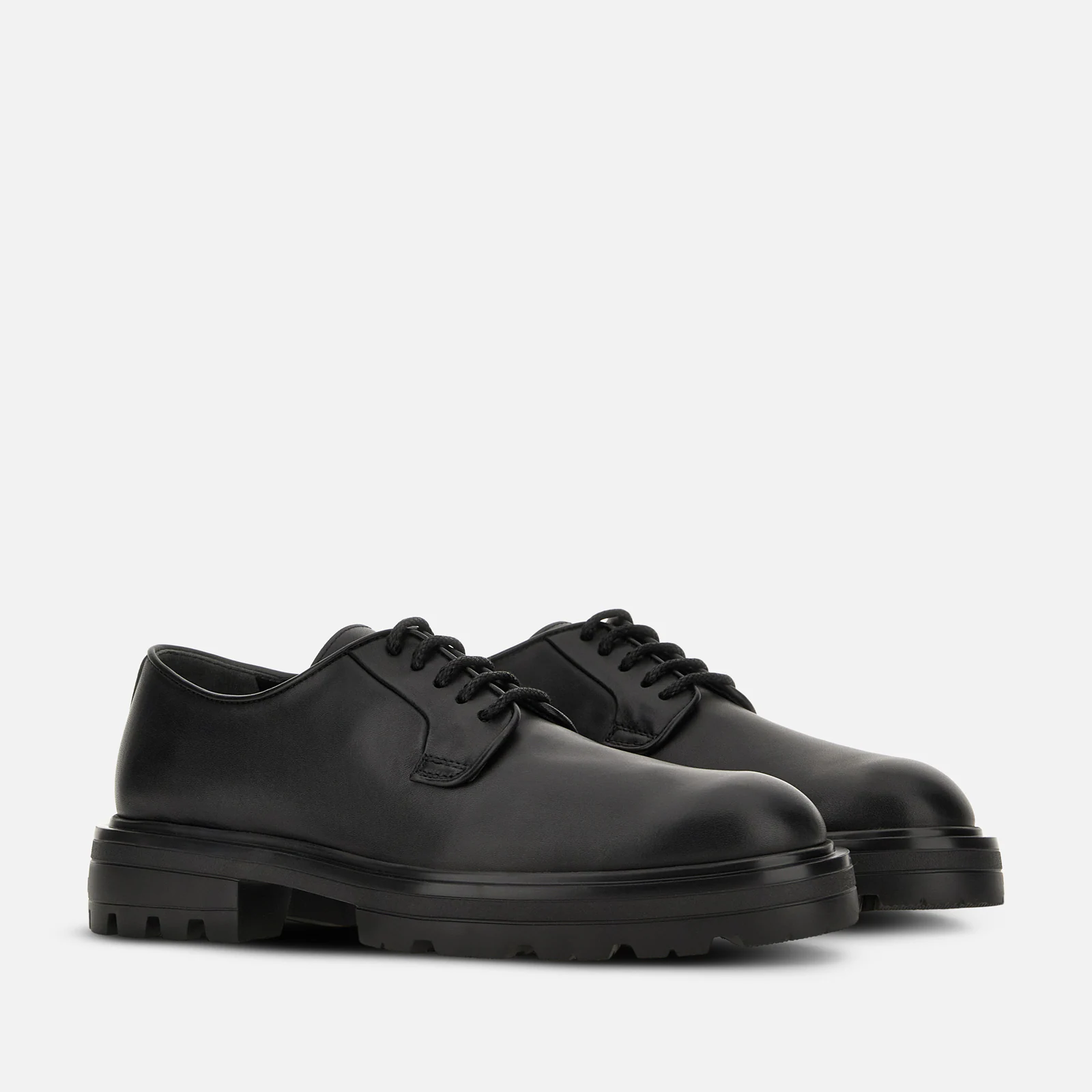 Polished Leather Derby Shoes