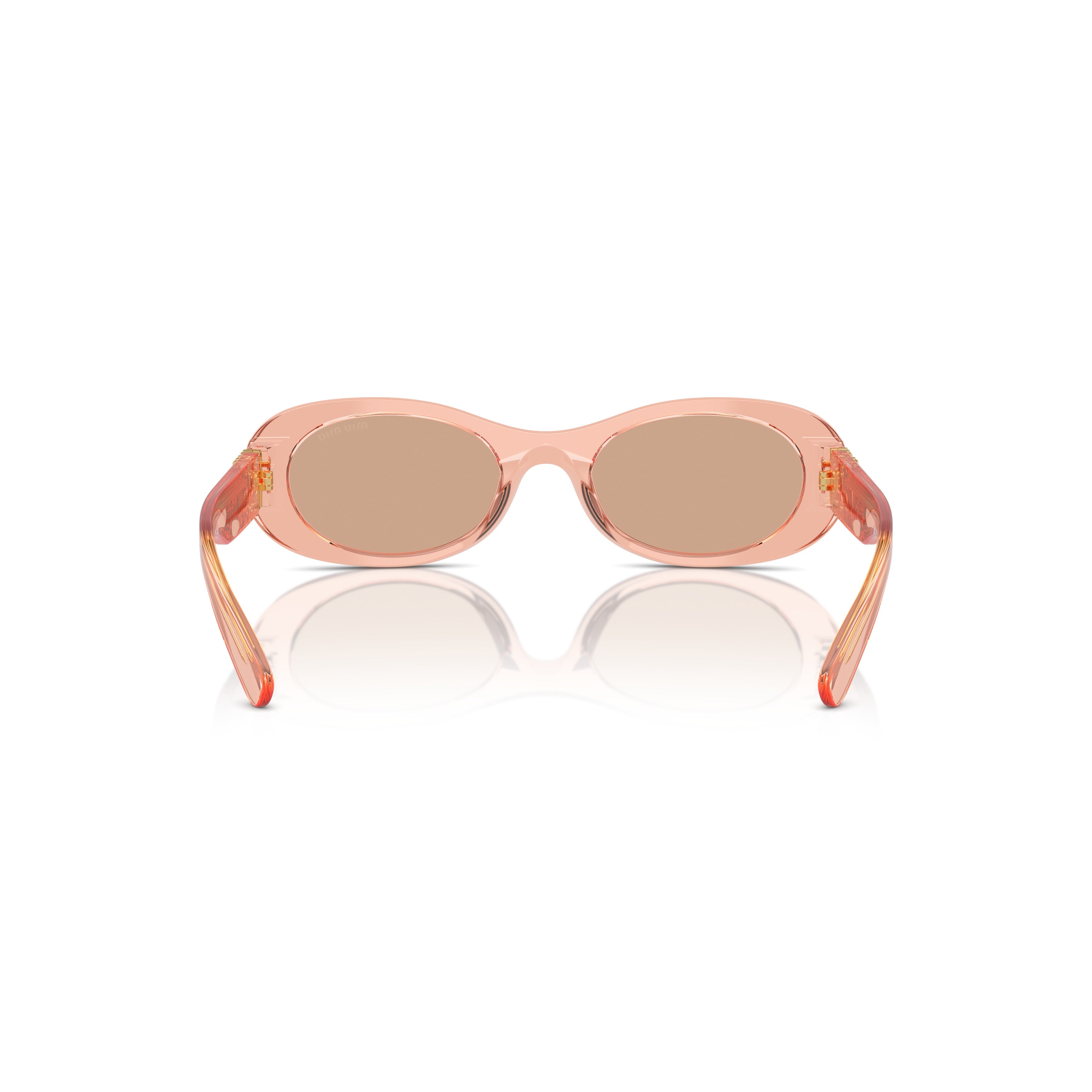 0mu 06zs Translucent Acetate Oval Sunglasses