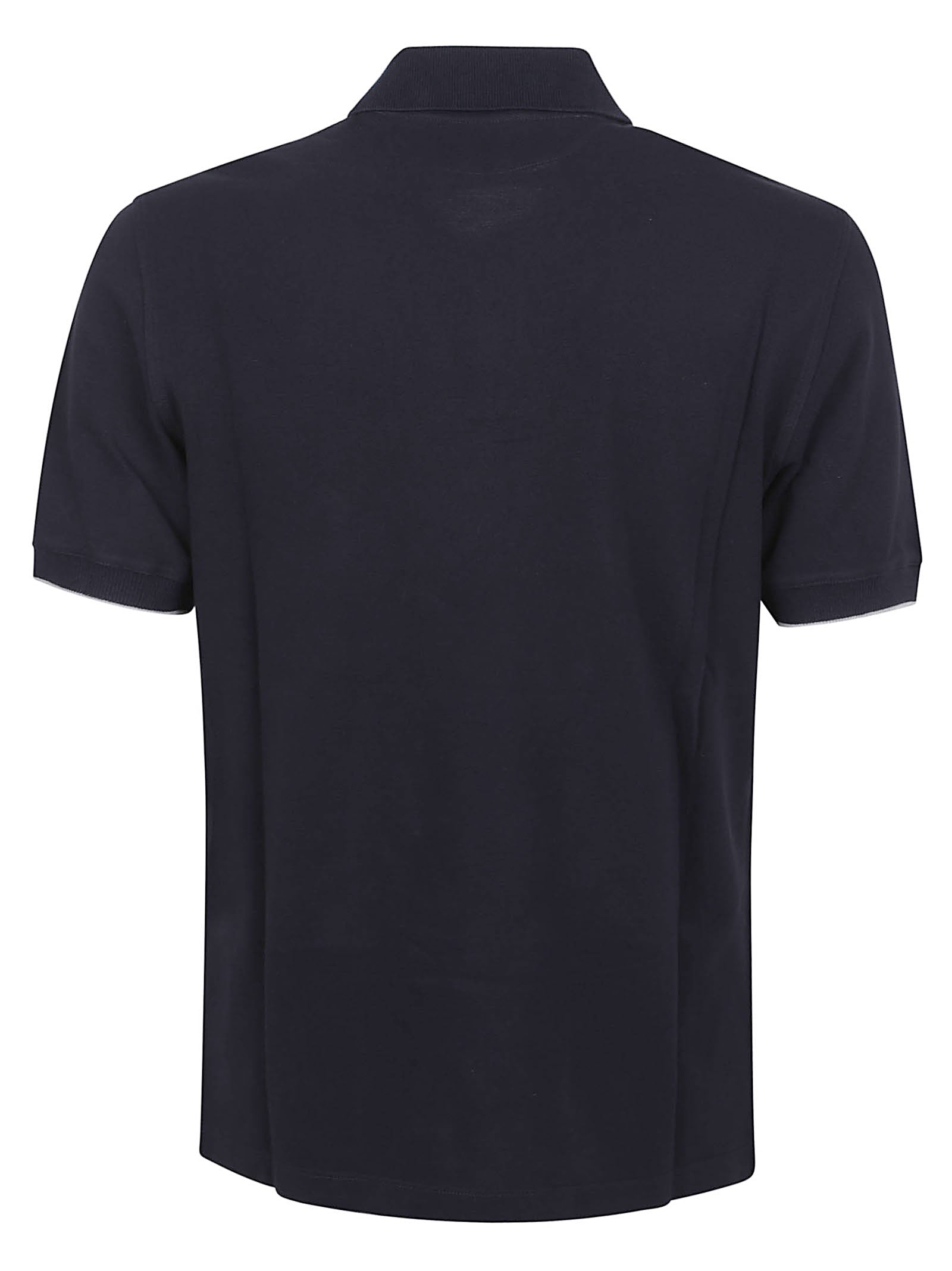 Dusty Blue Cotton Polo Shirt