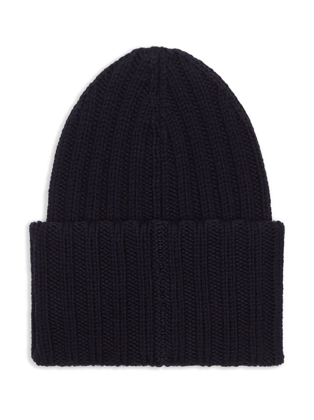 Ribbed Black Knit Hat