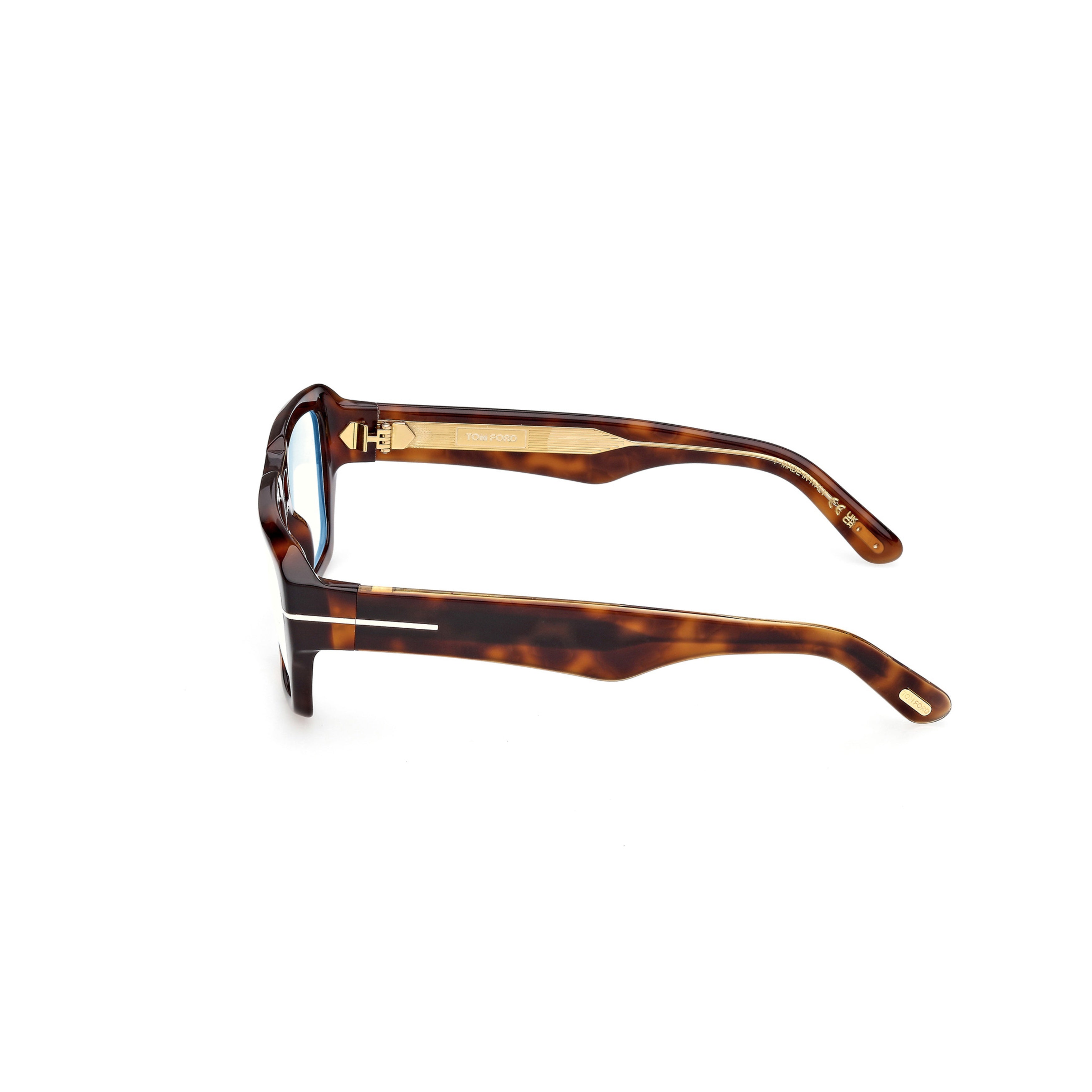 Ft6077-B Oversized Square Tortoiseshell Eyeglasses