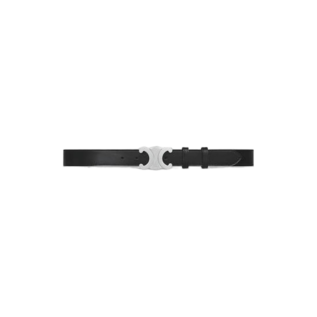 Calf Leather Belt with Distinctive Double-C Buckle