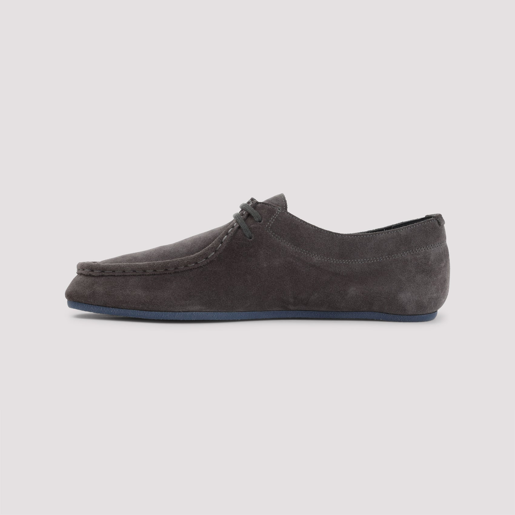 Magnet Grey Suede Lace-Up Shoes