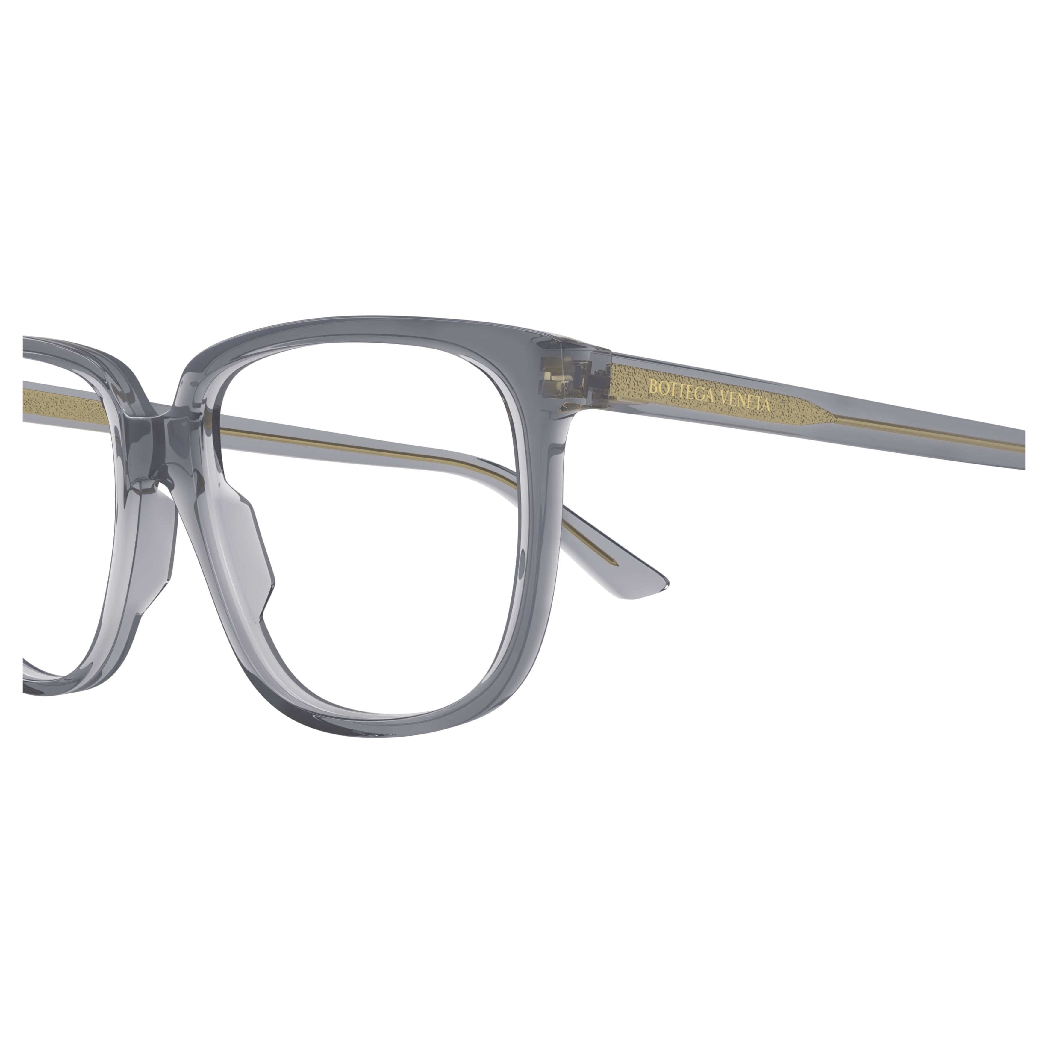 Bv1315o Translucent Grey Square Frame Eyeglasses
