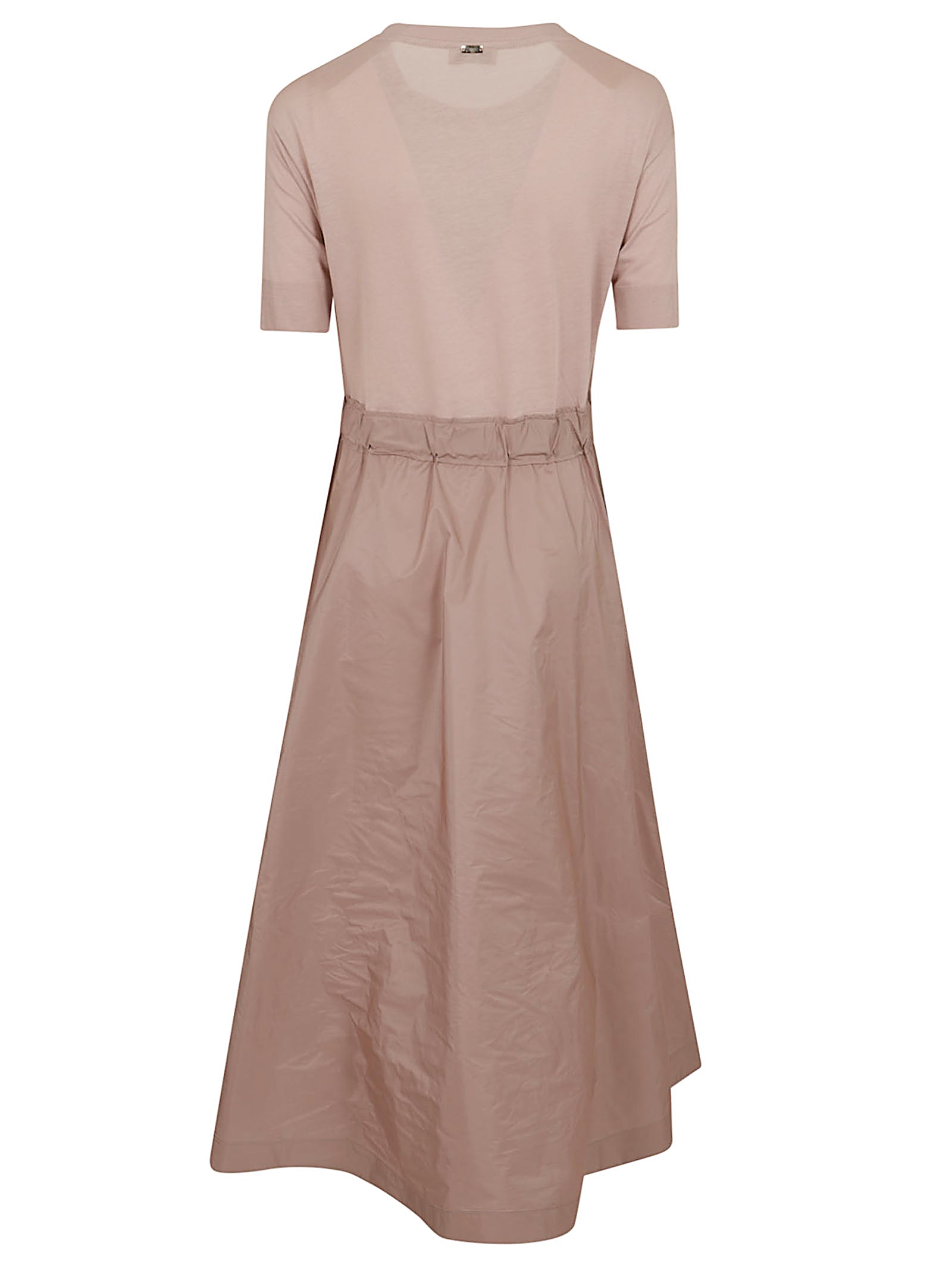 Cotton Jersey Top with Water-Repellent Taffeta Dress