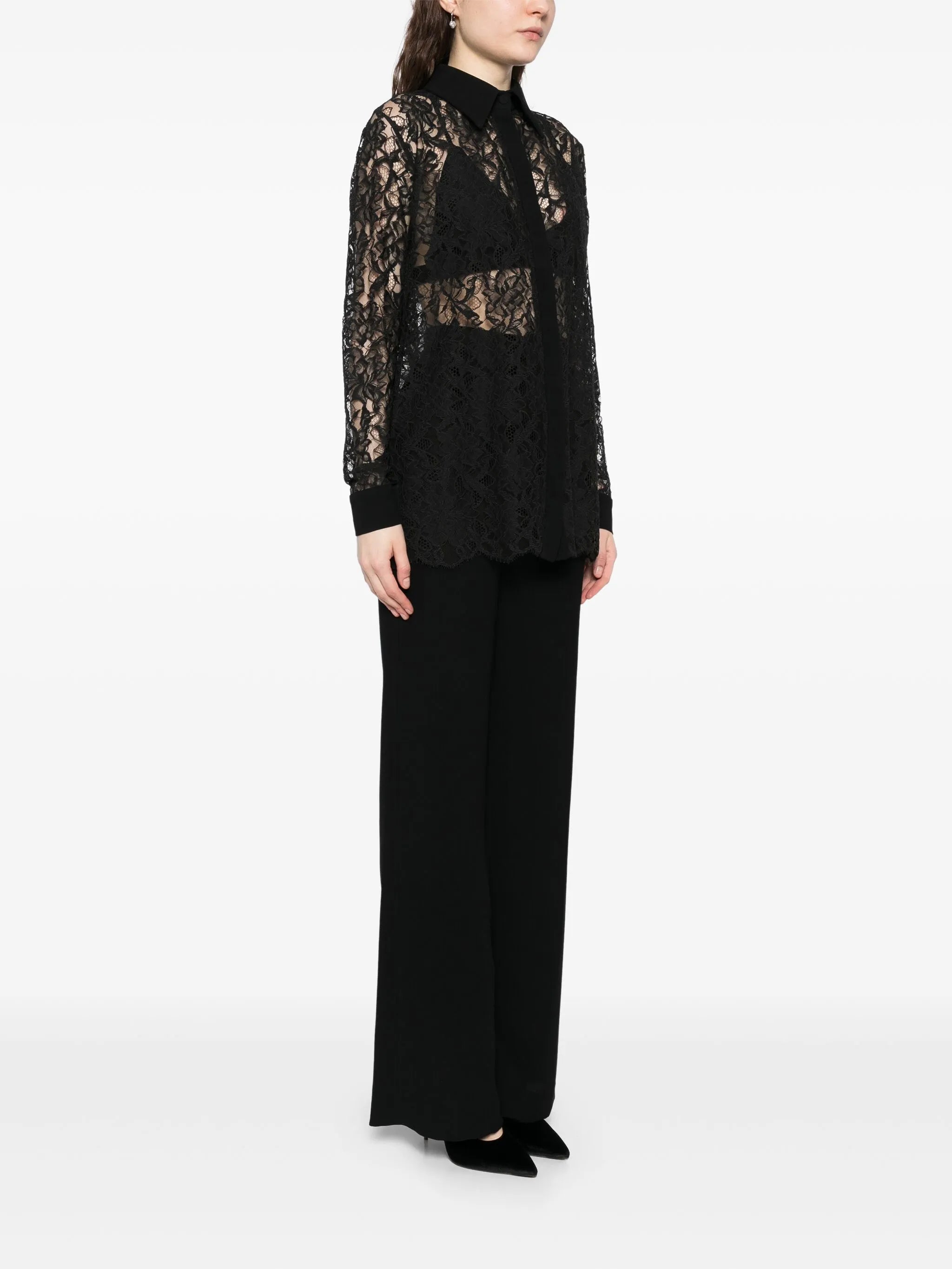 Lace Chemise With Pants