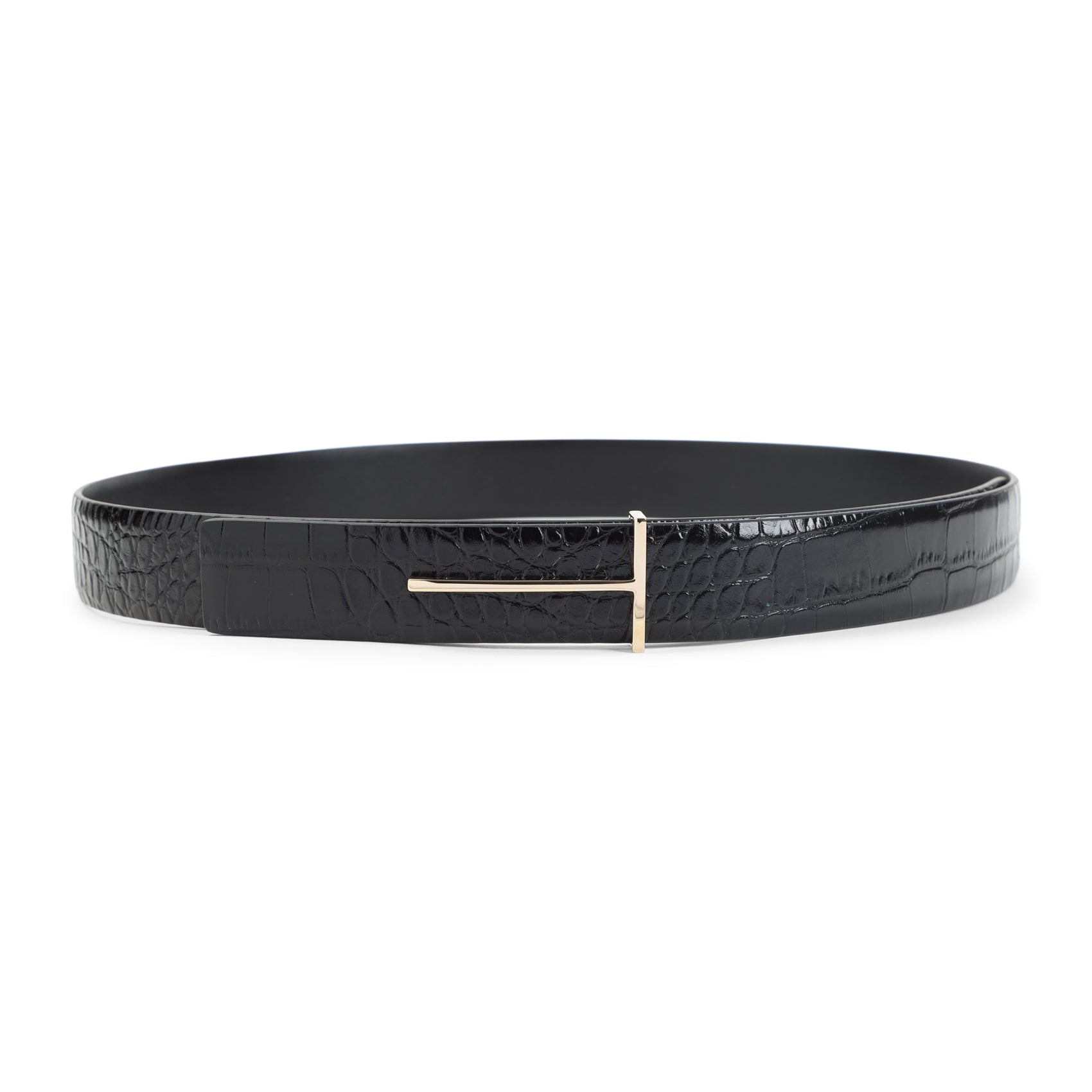 Textured Calf Leather Belt