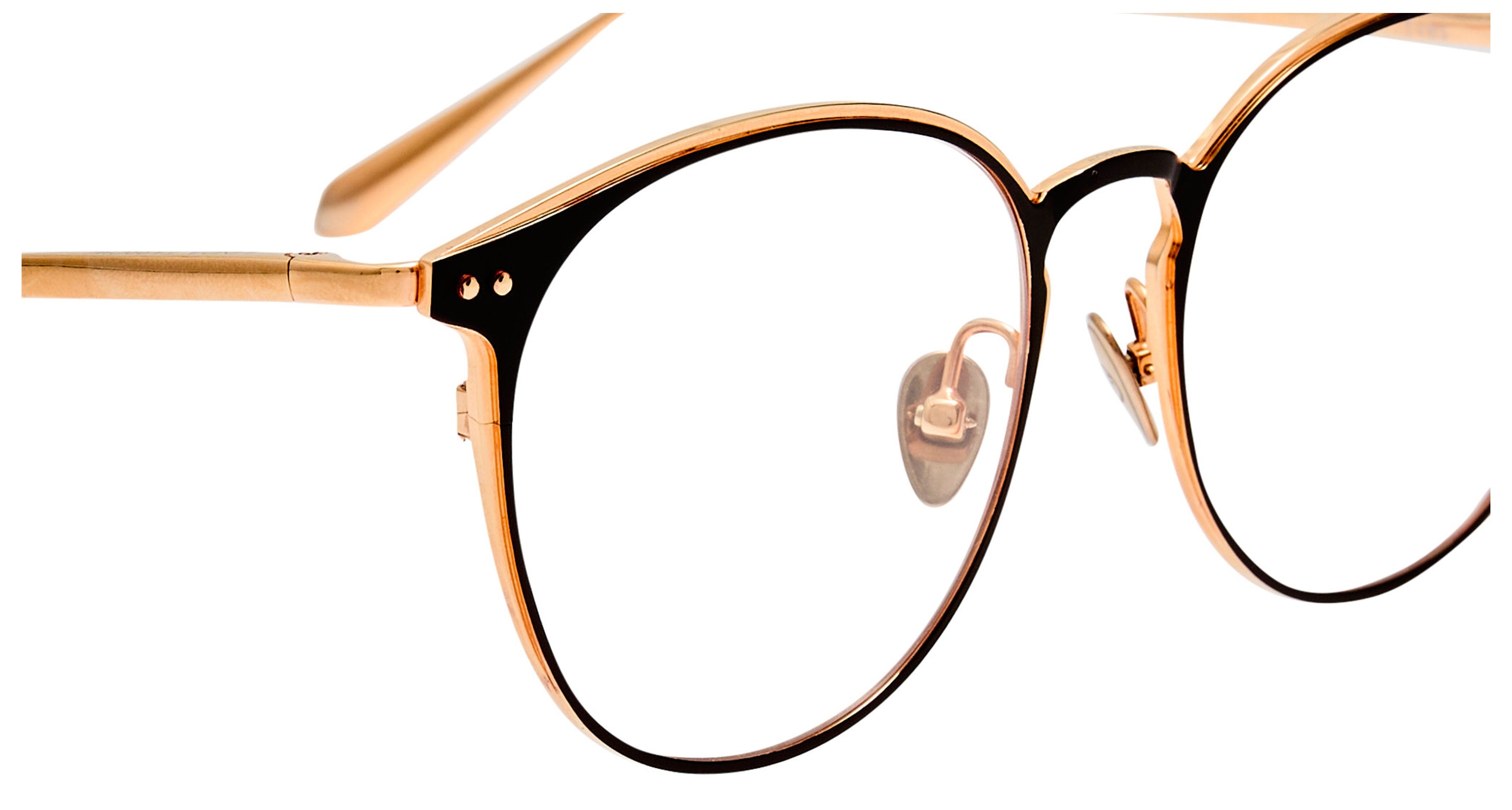 Lfl Thin Metal Frame Round Sunglasses