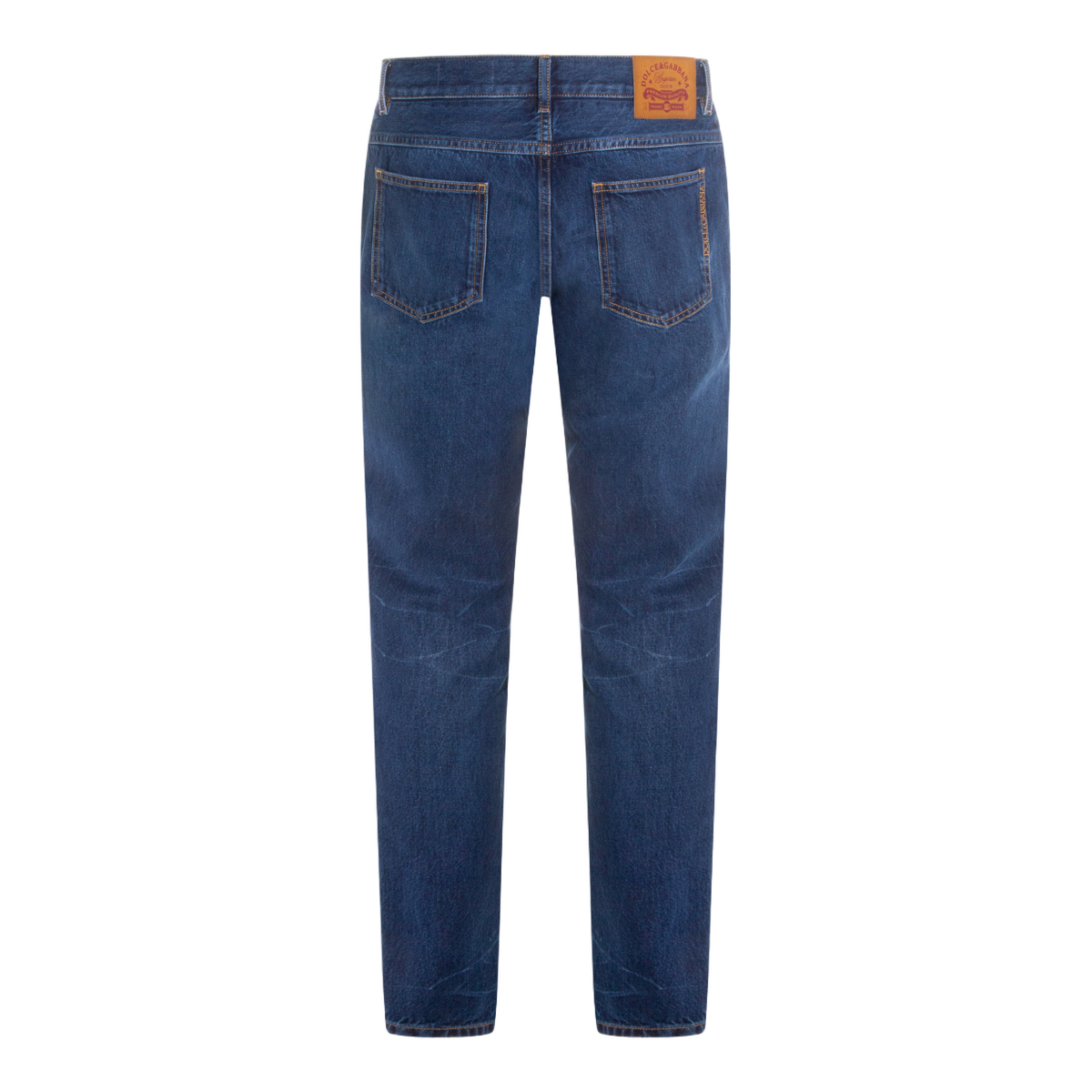 Straight-Leg Jeans With Traditional Five-Pocket Styling