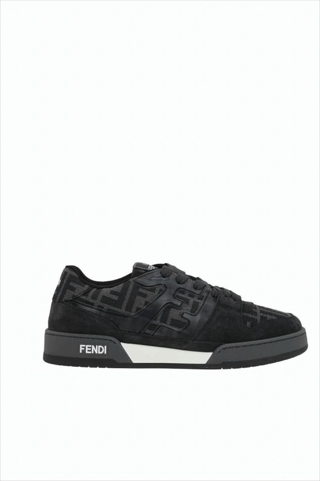 Tonal Monogram Pattern Low-Top Sneakers