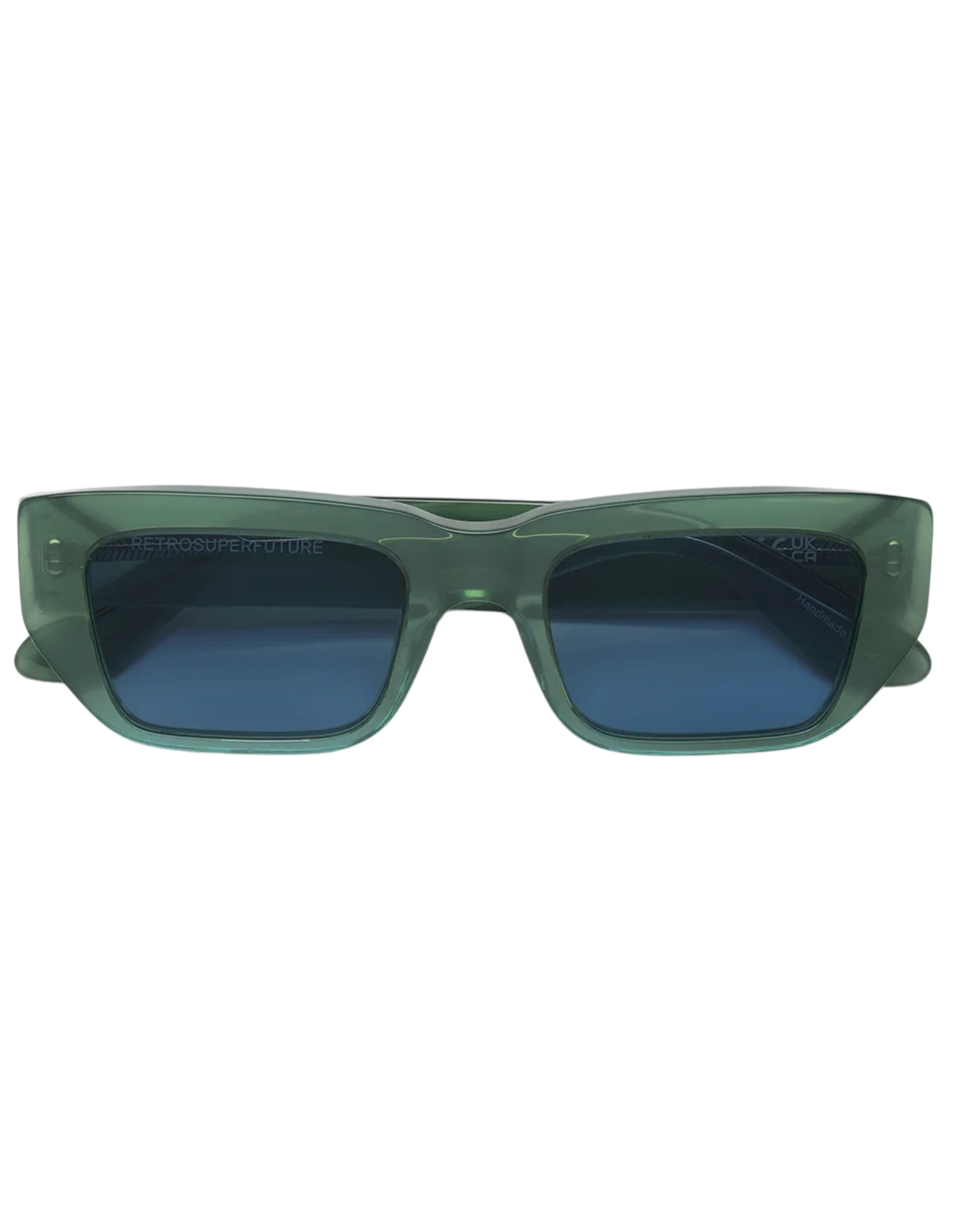 Sunglasses With Sage Green Acetate Frame