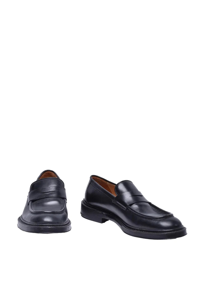 Leather Loafers - Black