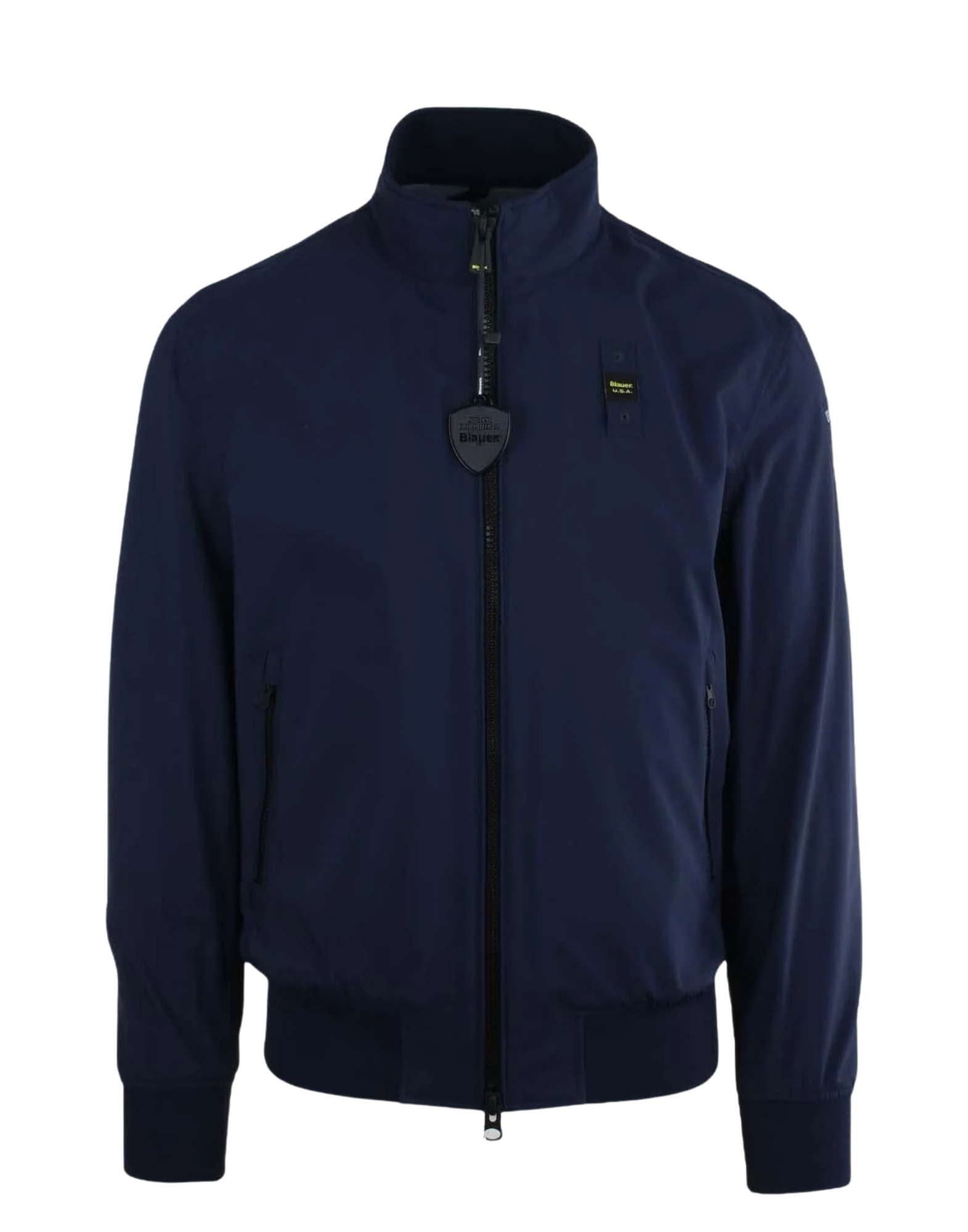 Blue Anson Bomber Jacket