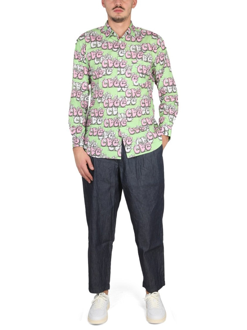 Printed Casual Shirt With Classic Collar