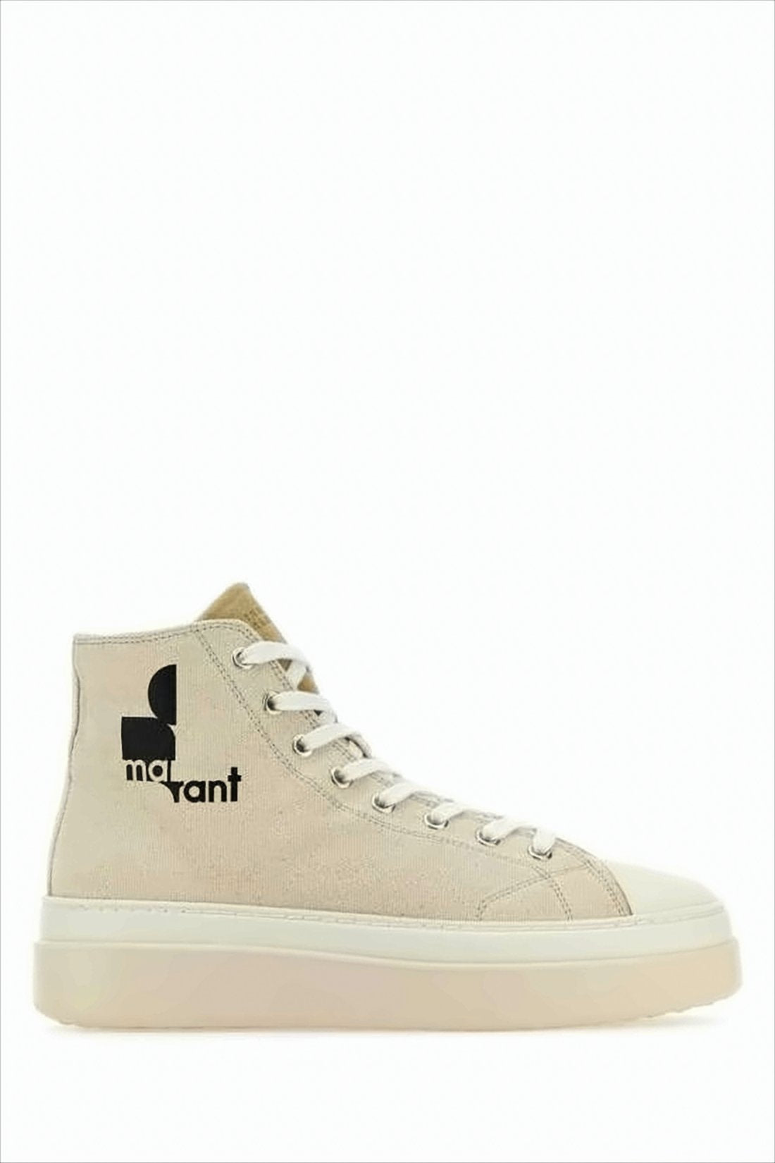 High-Top Sneakers with Minimalist Design