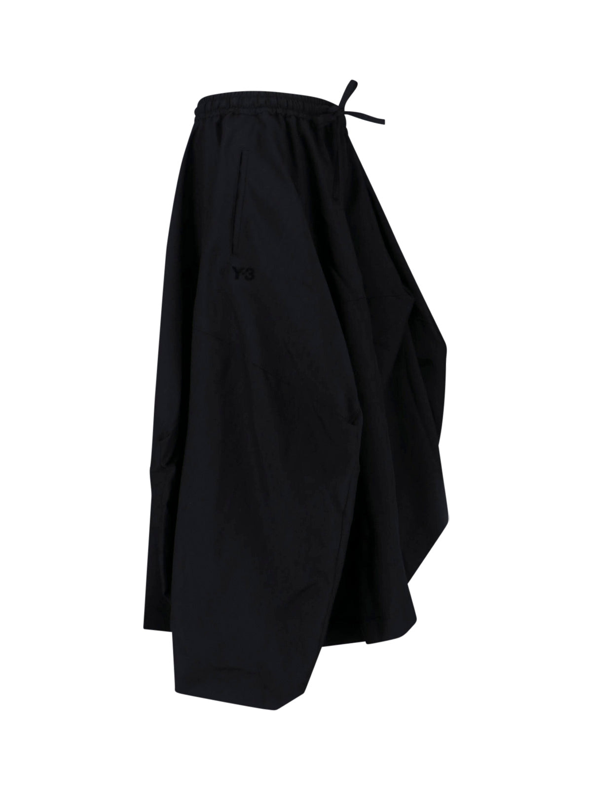 "Sport Uniform" Skirt In Black Recycled Fabric