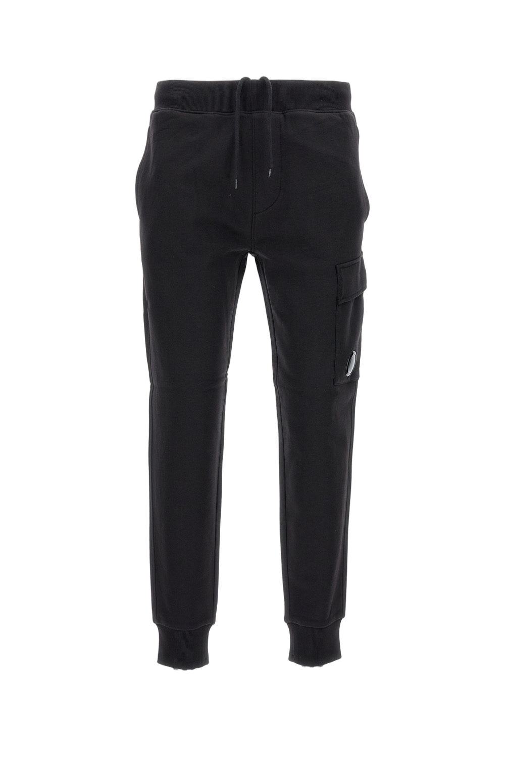 Black Cargo Pants With Drawstring Waist