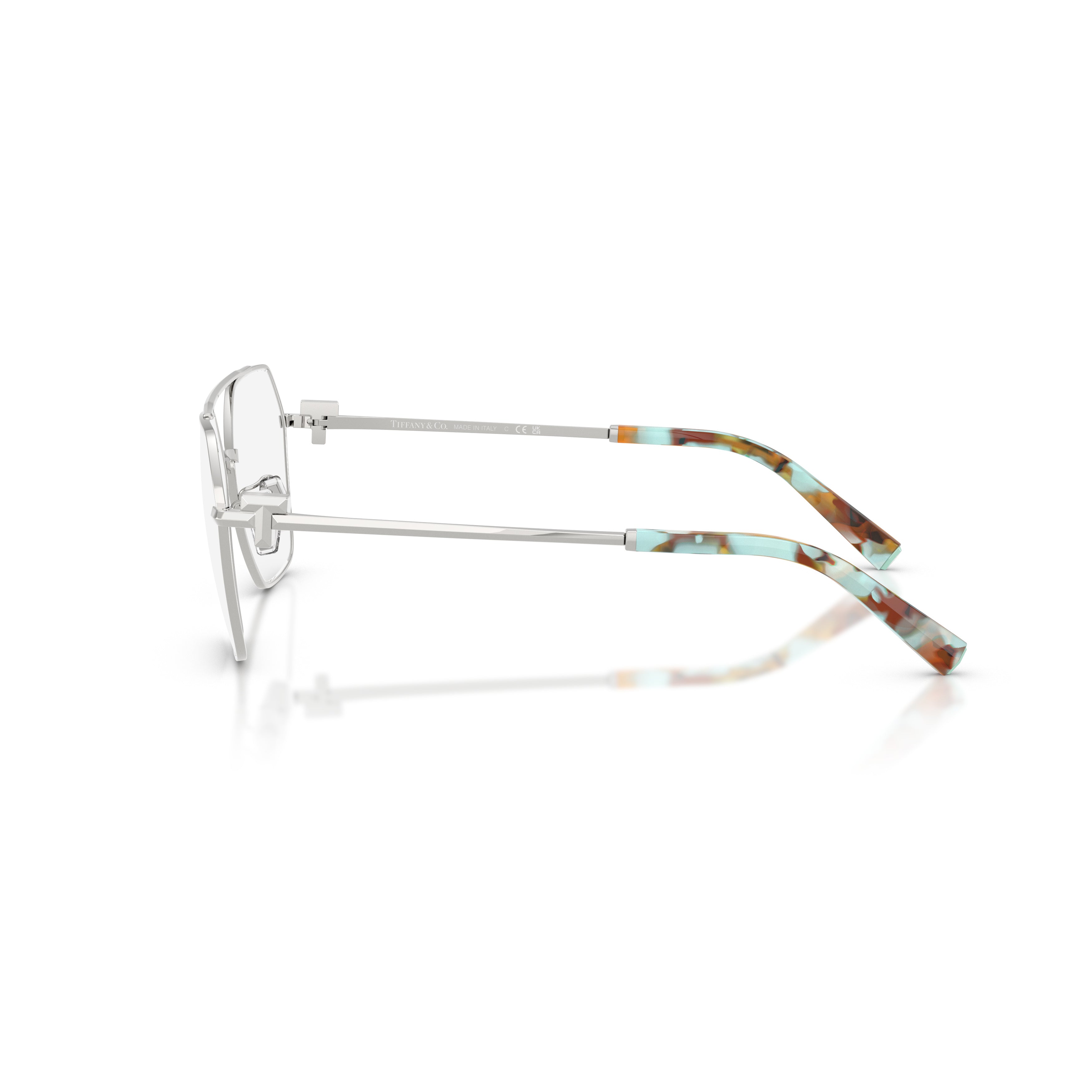 0tf1169 Geometric Steel Frame Eyeglasses