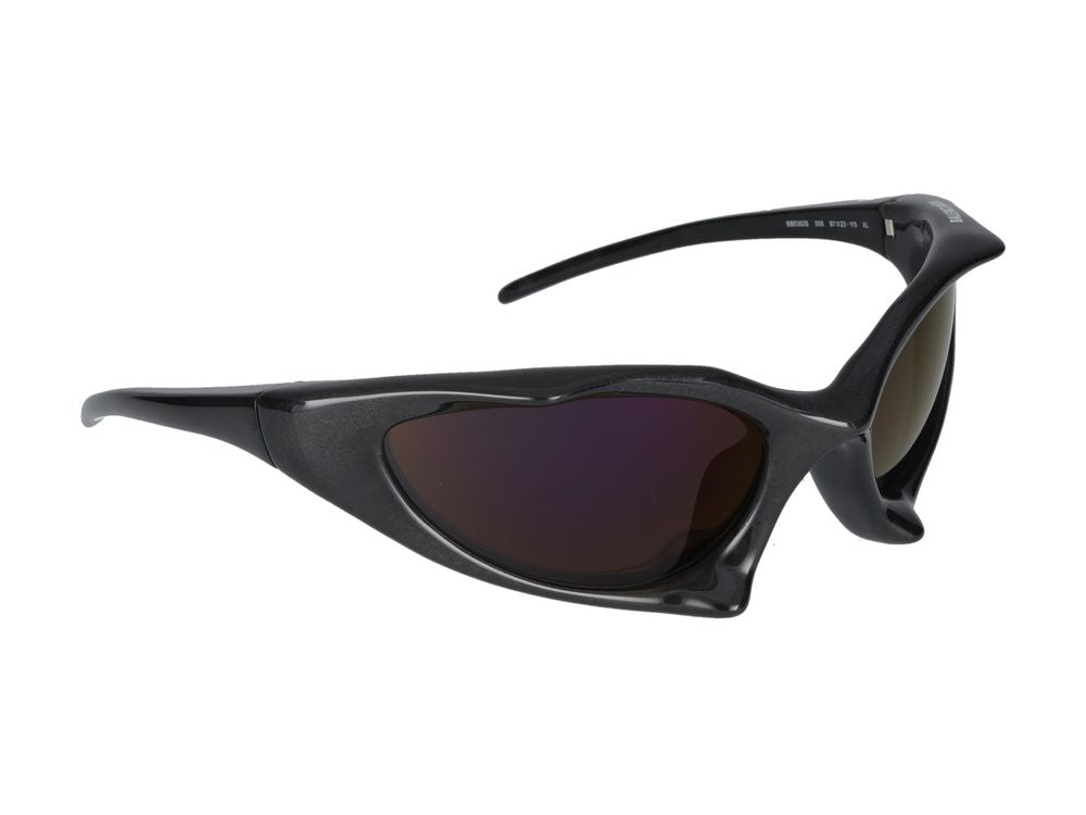 Okulary przeciwsłoneczne Balenciaga BB0352S 005 czarne czarno-szare 67/23/115