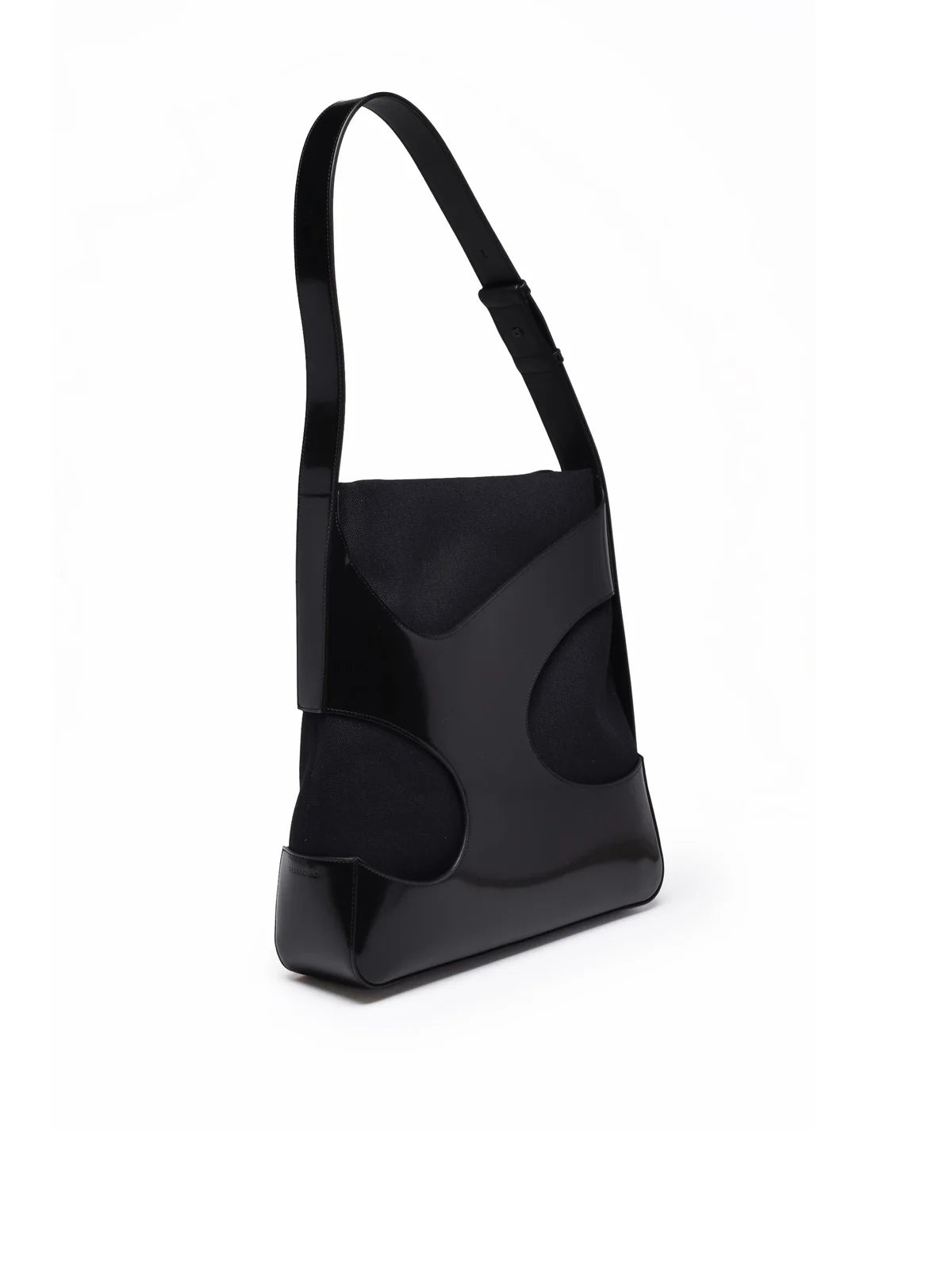 Shoulder Bag Nylon/Cotton - Black