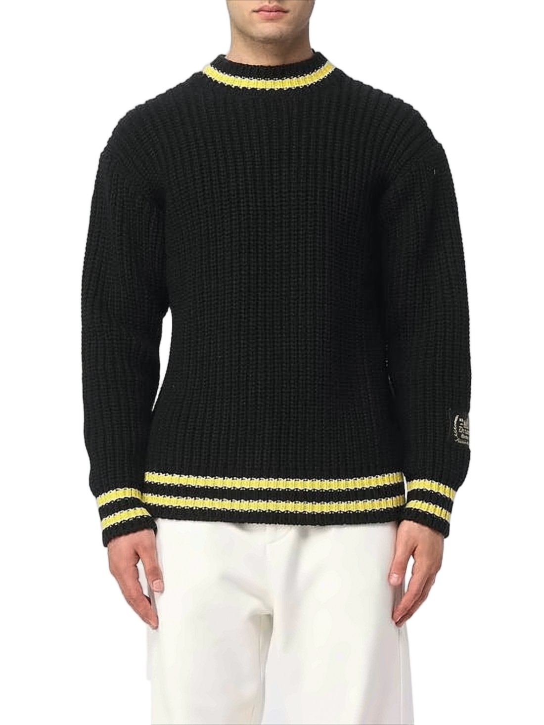 Knit Sweater with Ribbed Texture