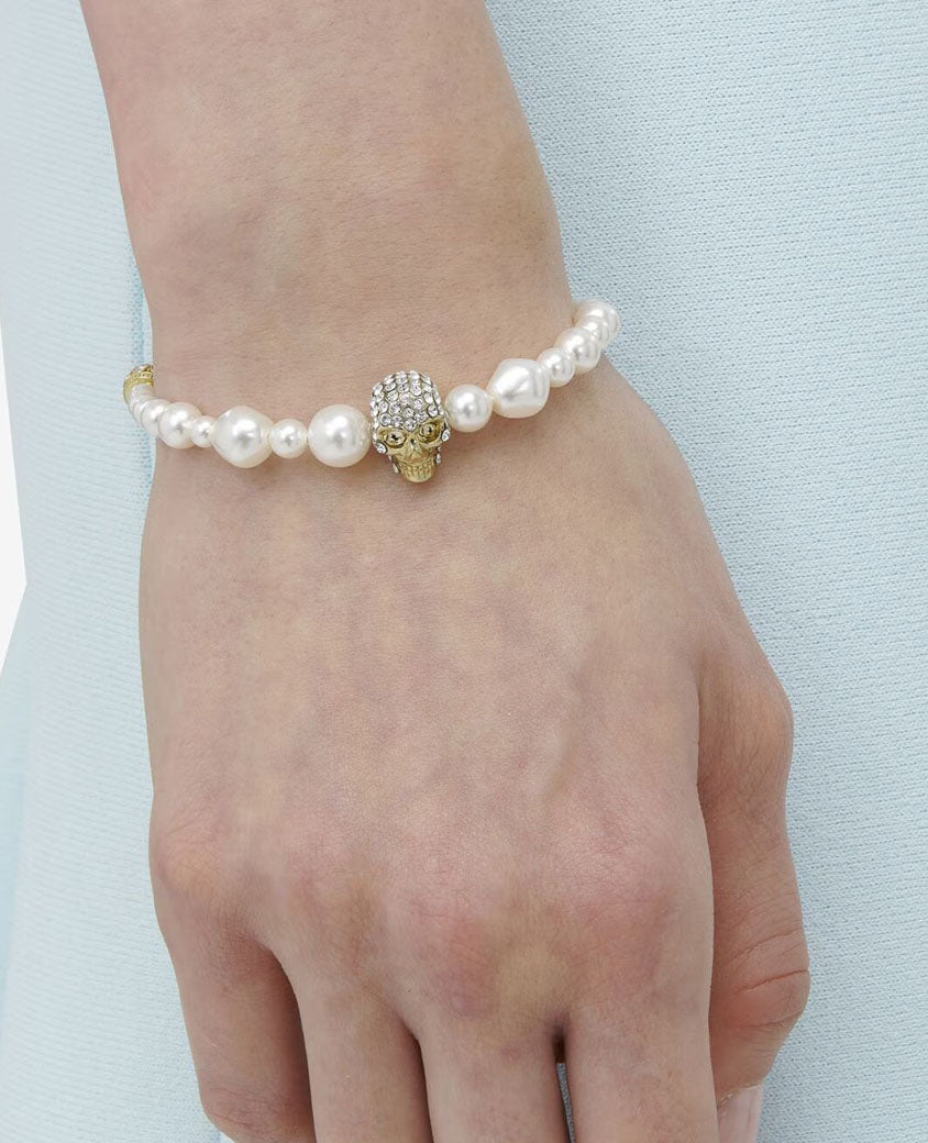 Skl & Prl Friendship Bracelet - Synthetic - White