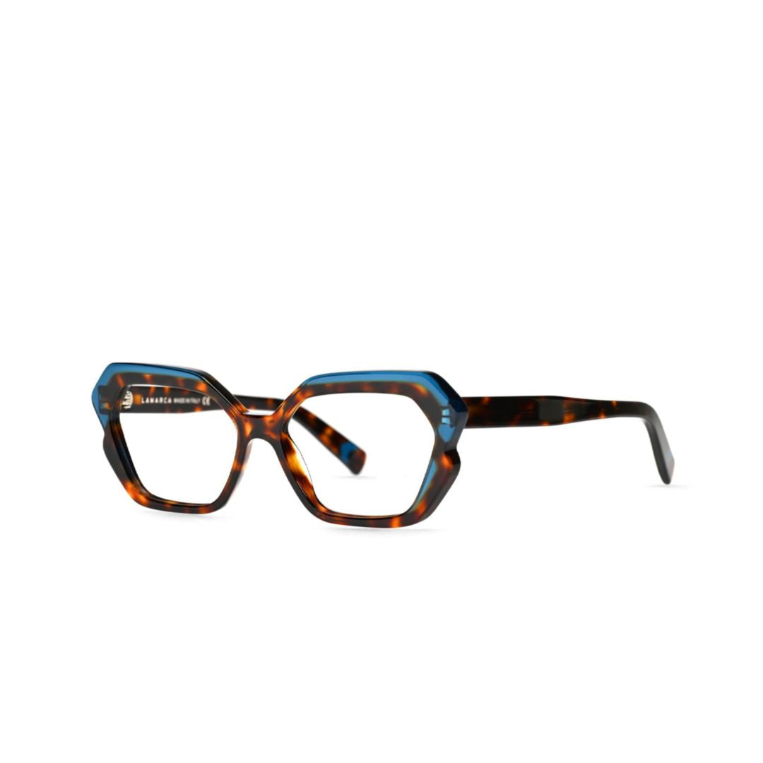 09528 Fusioni 184 Geometric Tortoiseshell Acetate Sunglasses