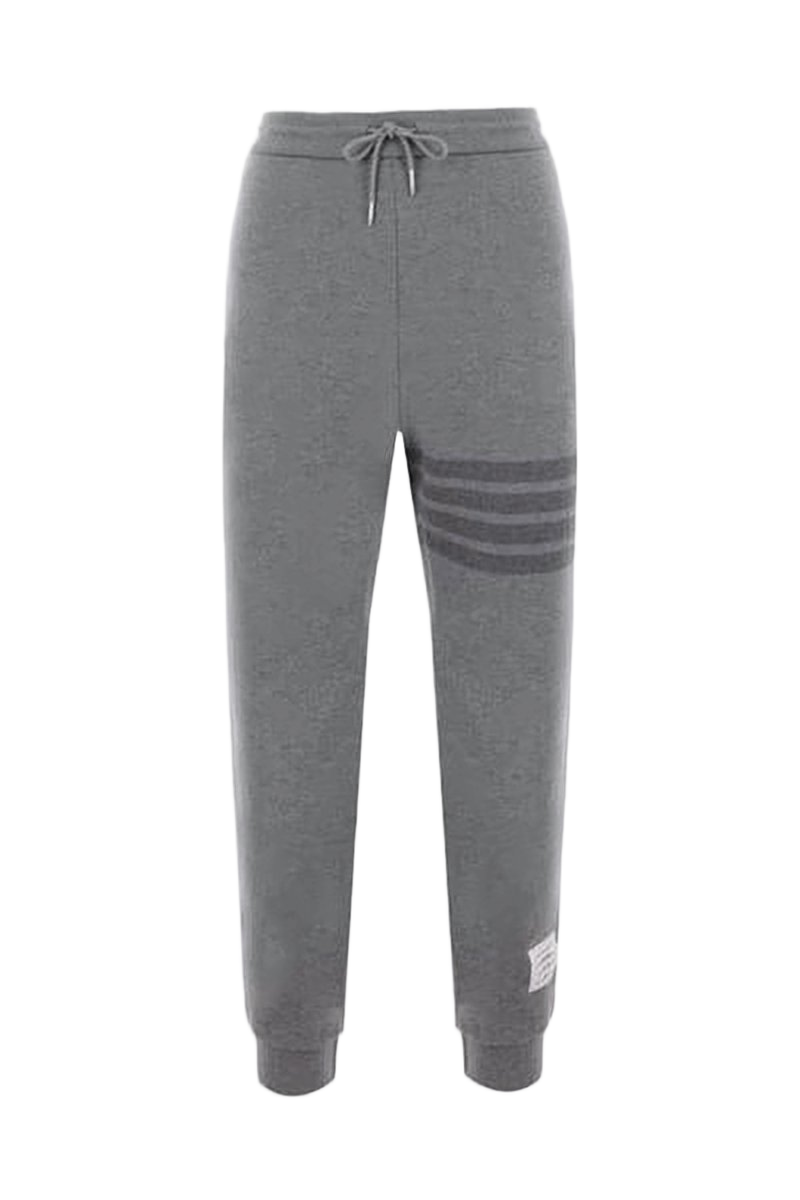 Mid-Length Jogger Pants with Drawstring Waistband
