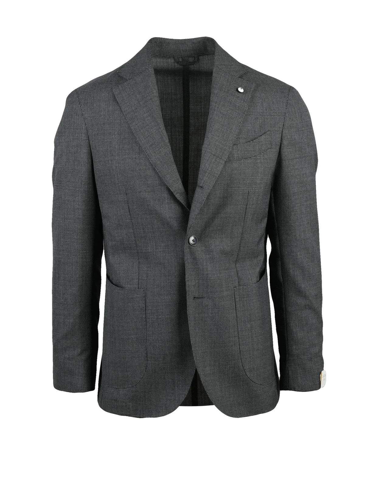 Grey Wool Rounded Jacket