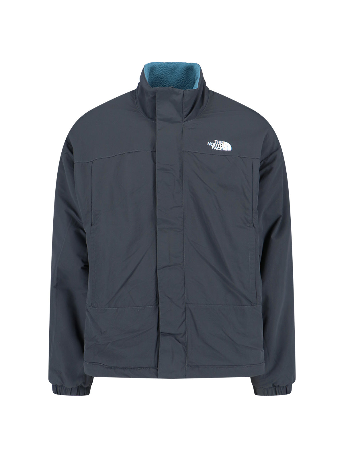 Reversible Fleece Jacket with Contrasting Details