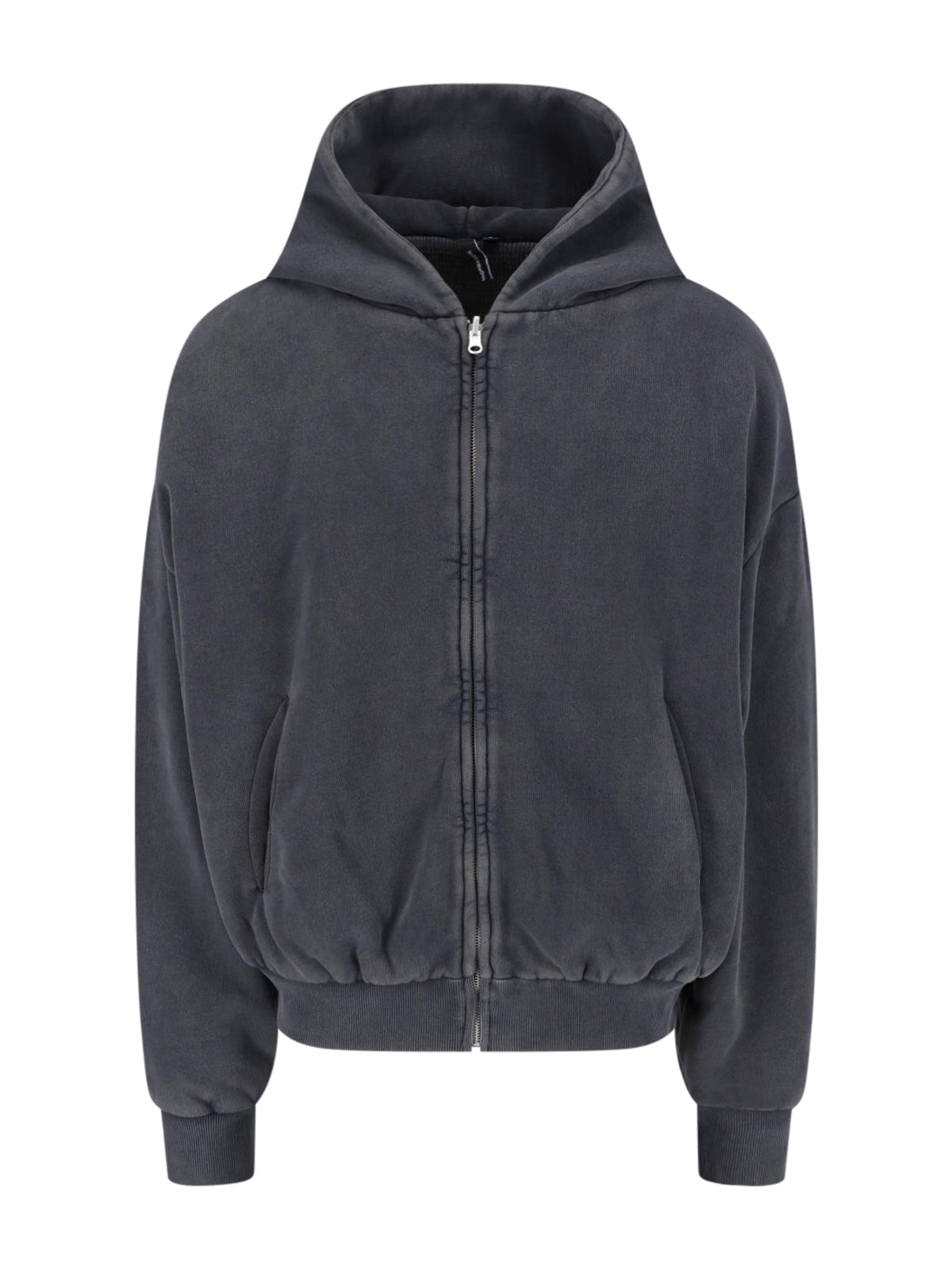 Grey Charcoal Vintage Wash Hoodie