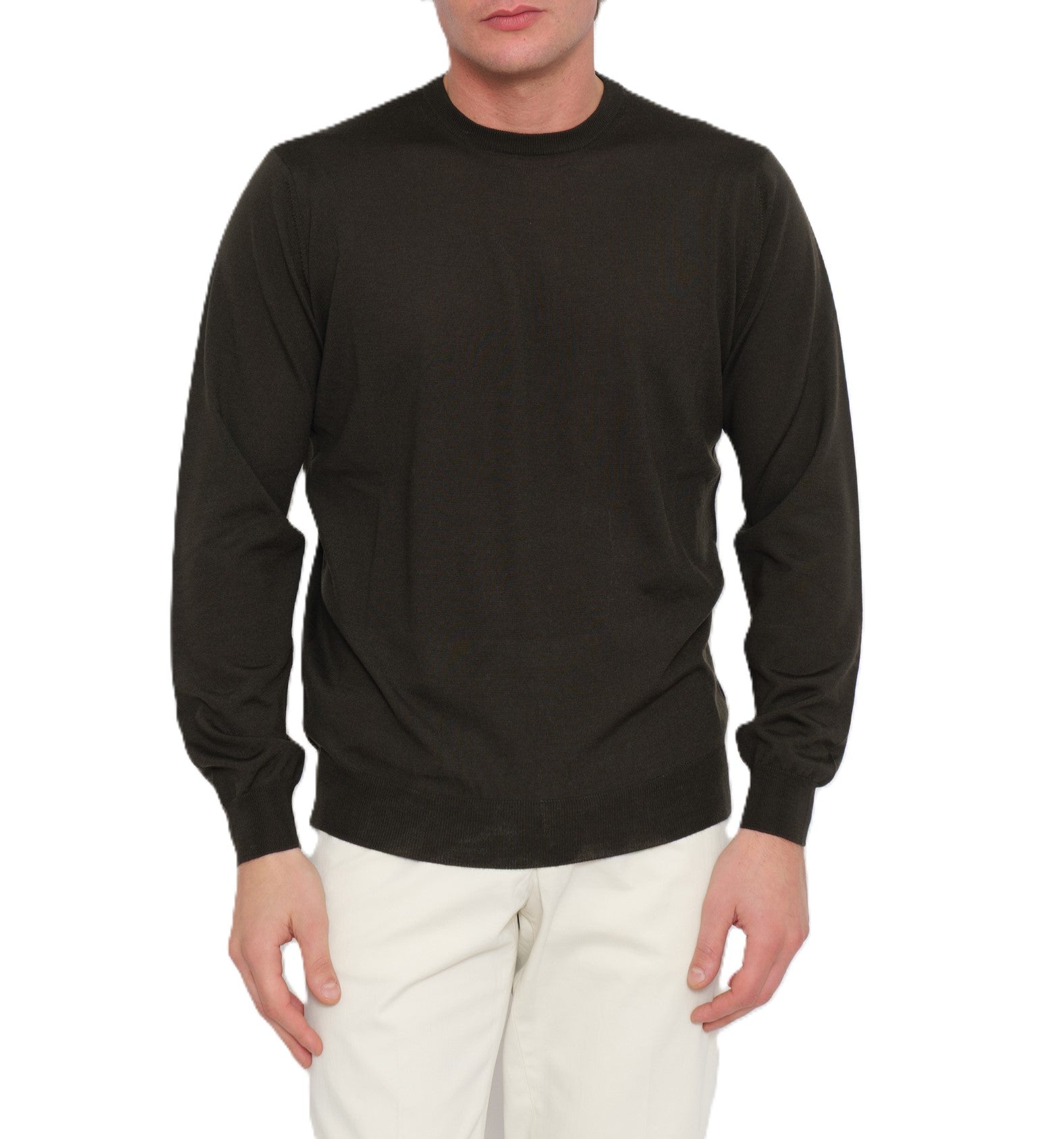Classic Merino Wool Crew Neck Sweater