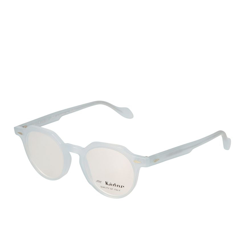 Amadeus Translucent Frosted Frame Sunglasses with Rounded Shape