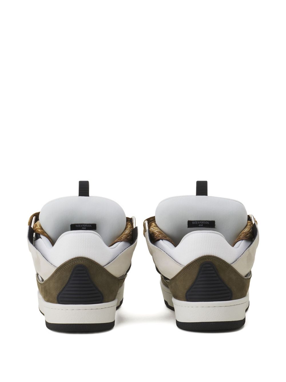Cut-out Detailing Suede Sneakers