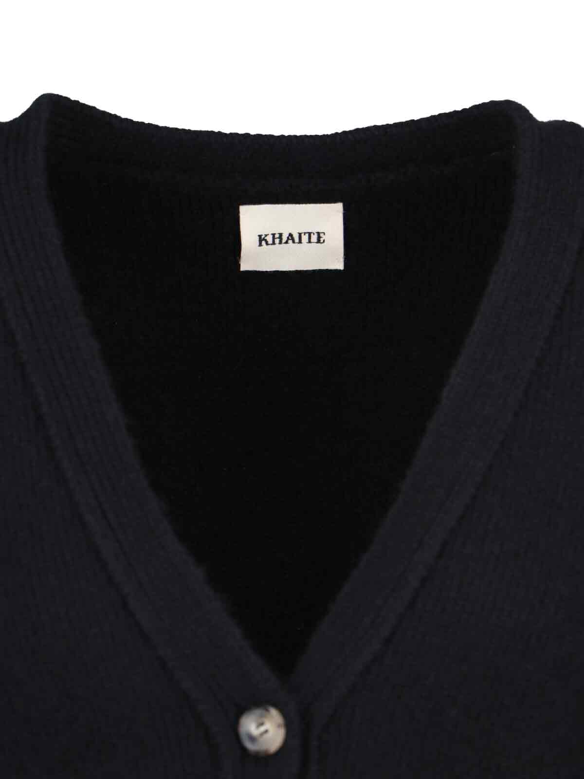 "The Scarlet" Cardigan, In Black Cashmere