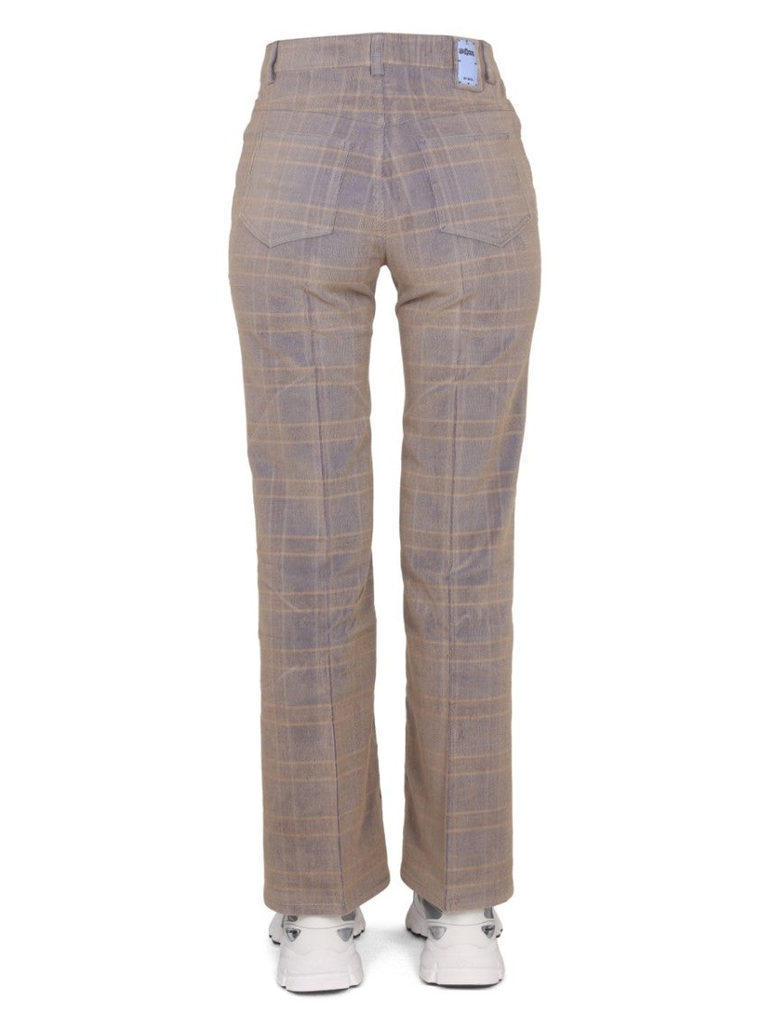 Tailored High-Waist Straight Leg Pants
