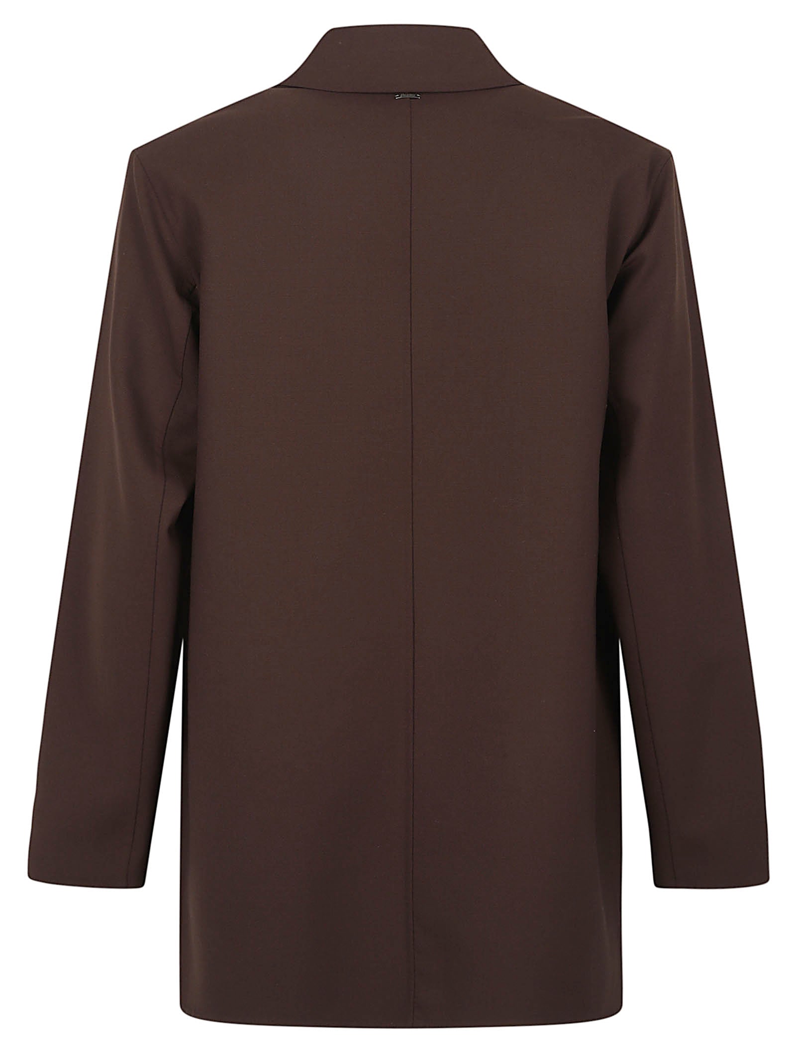 Shirt-Collared Flared Jacket