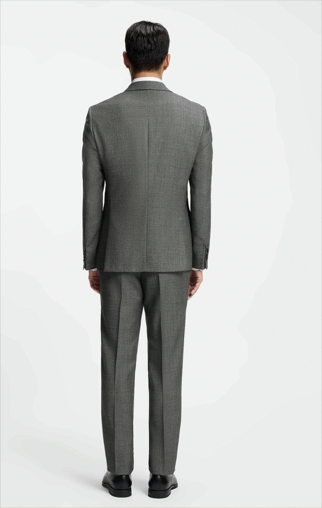 Virgin Wool Jacket With Micro-Pattern