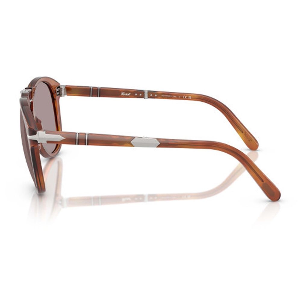 Po0714Sm Okulary Przeciwsłoneczne Składane Pilotki Steve Mcqueen W Kolorze Terra Di Siena