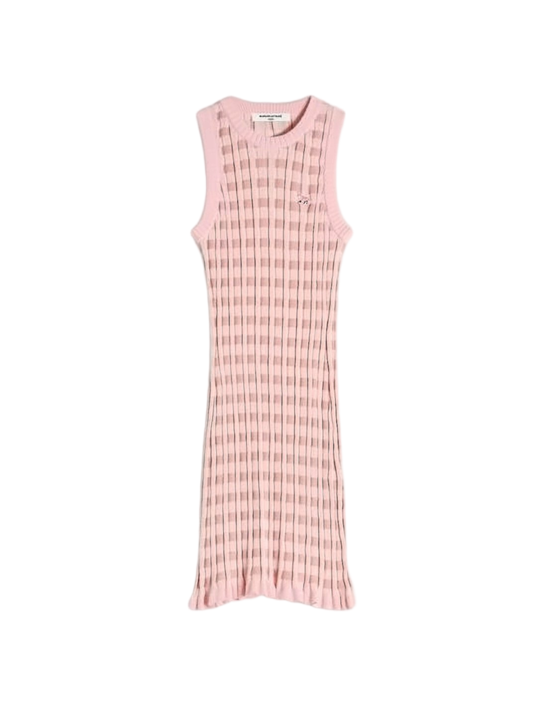 Ribbed Knit Midi Dress
