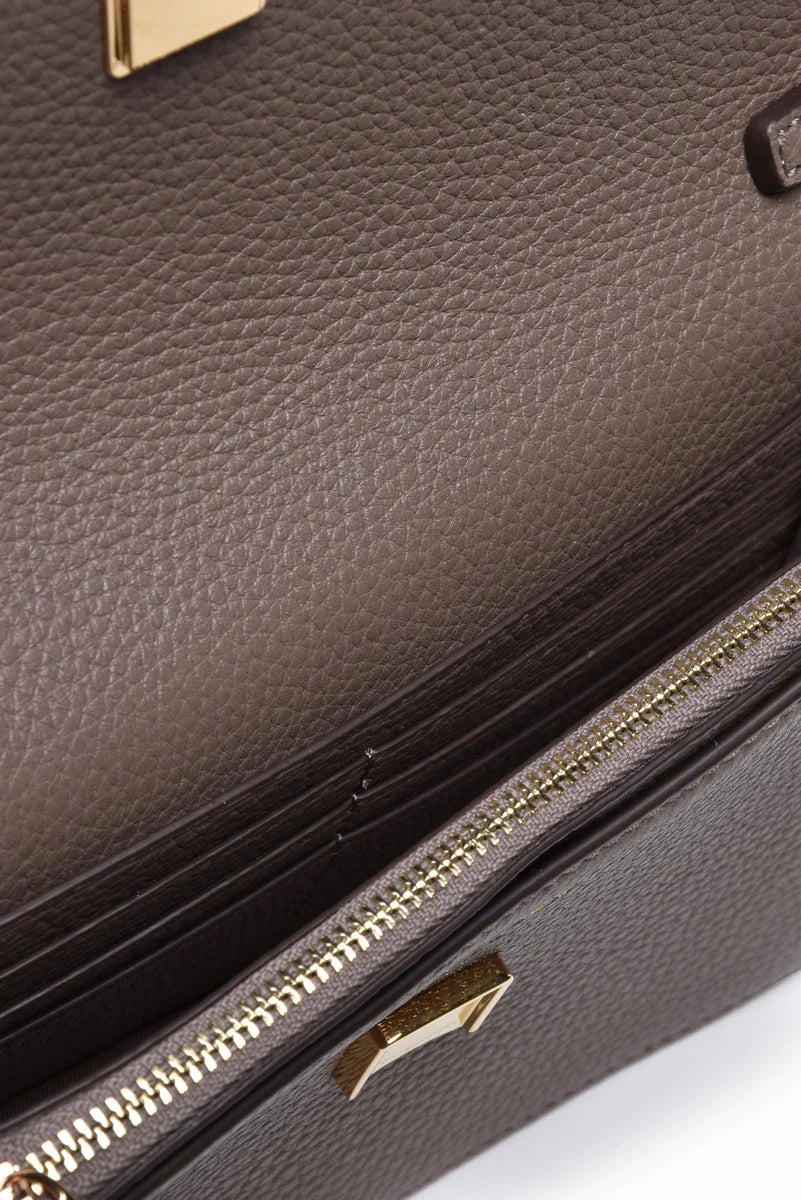 Britten Chain Wallet Shoulder Bag - Grey