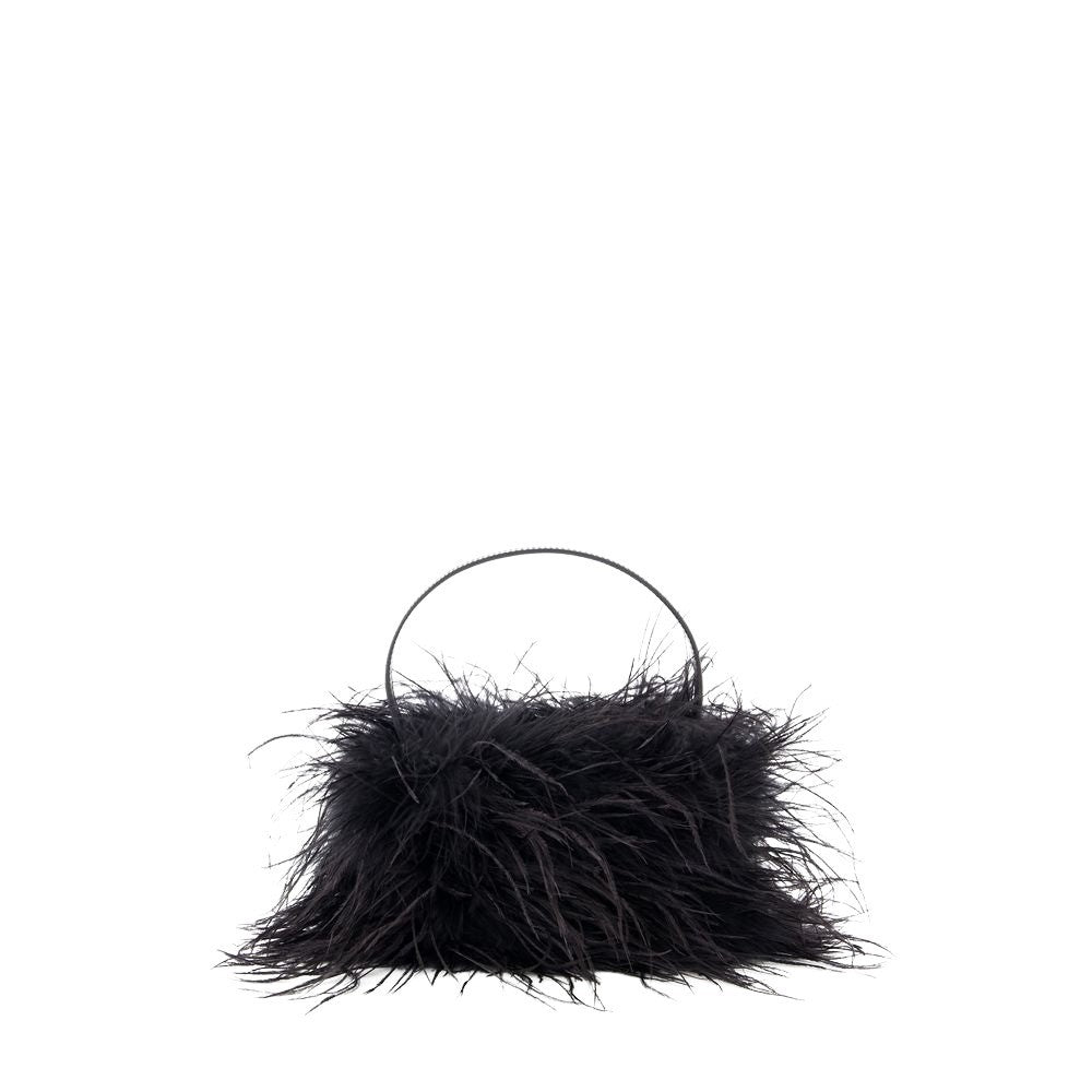 Heiress Medium Handbag - Feather - Black