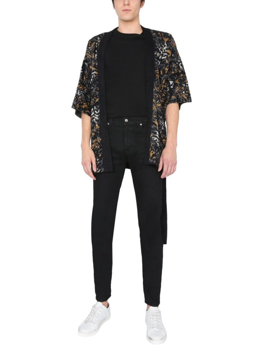 Jacquard Knit Kimono