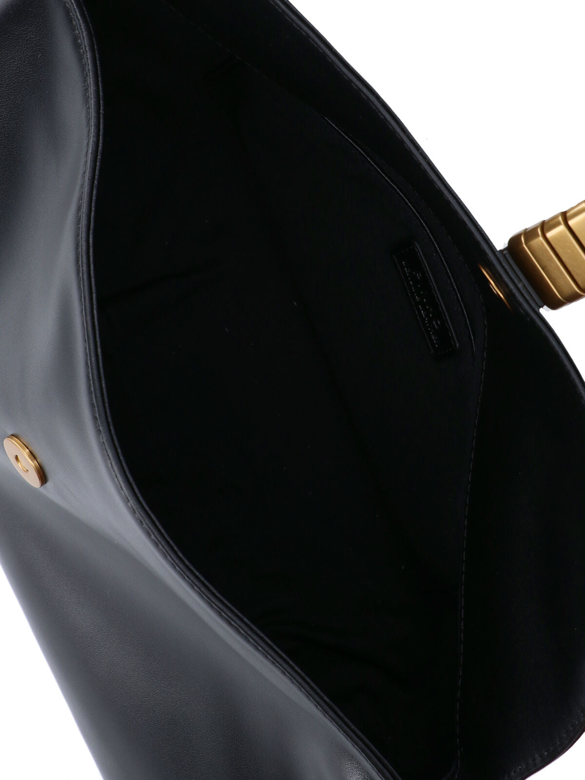 "Saddle" Shoulder Bag – Black